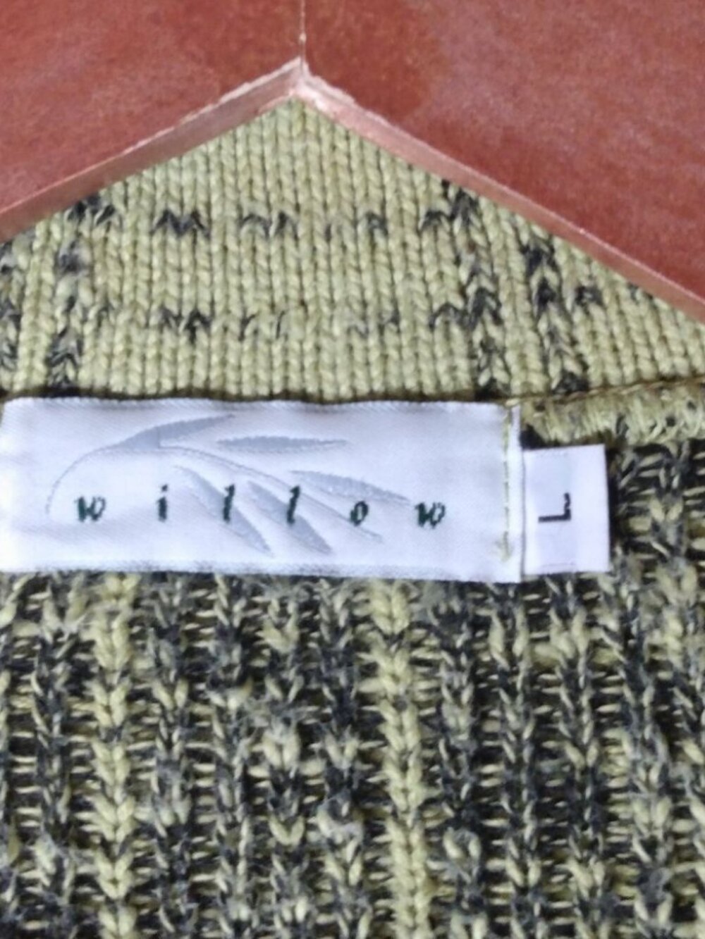 Willow L Lime Woven Fringe Jacket L - Picture 5 of 5